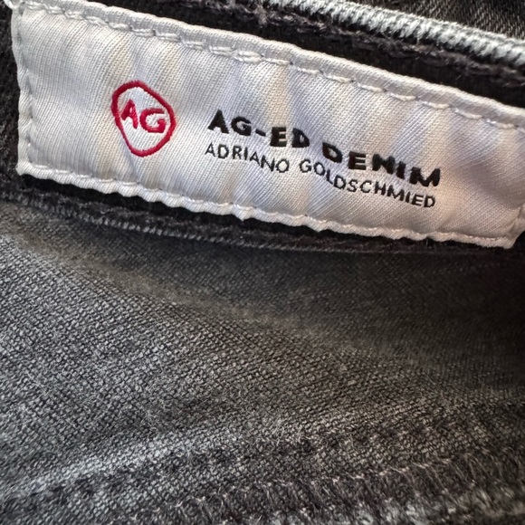AG-ED Adriano Goldschmied The Legging Ankle Super Skinny Women's 27R Black Jeans - Picture 4 of 7